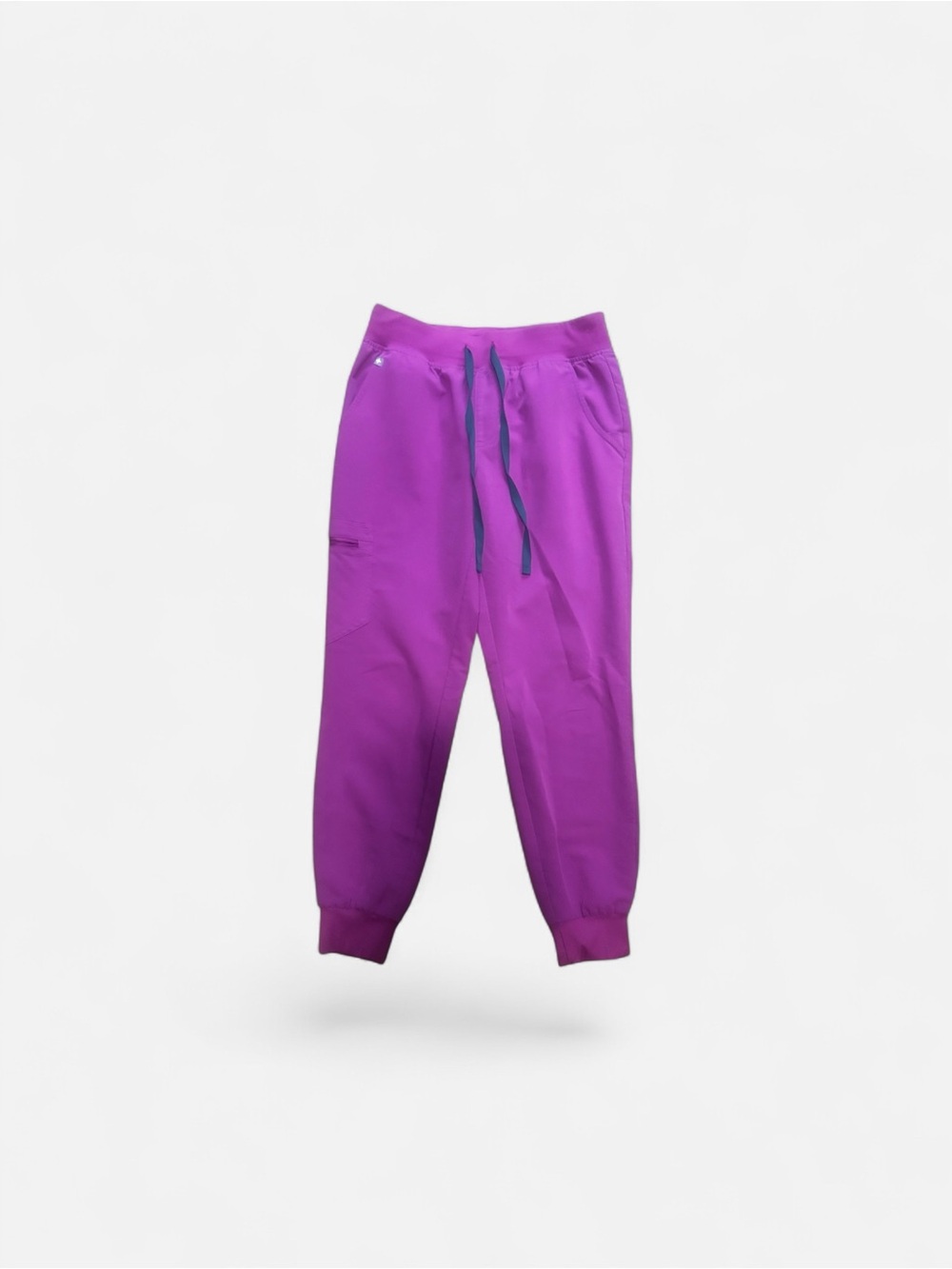 FIGS Zamora Jogger Scrub Pants XS Petite Bright Fuchsia/Rose Pink EUC ✨